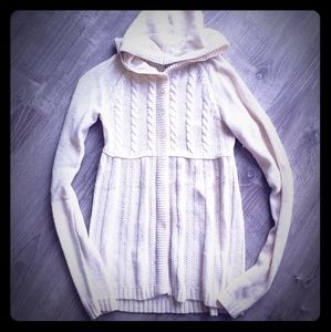 Hooded Cardigan Sweater